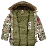 Куртка зимняя Аляска N-3B ТМ Хамелеон (Multicam)