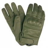 Кожаные тактические перчатки Mil-Tec (Olive)